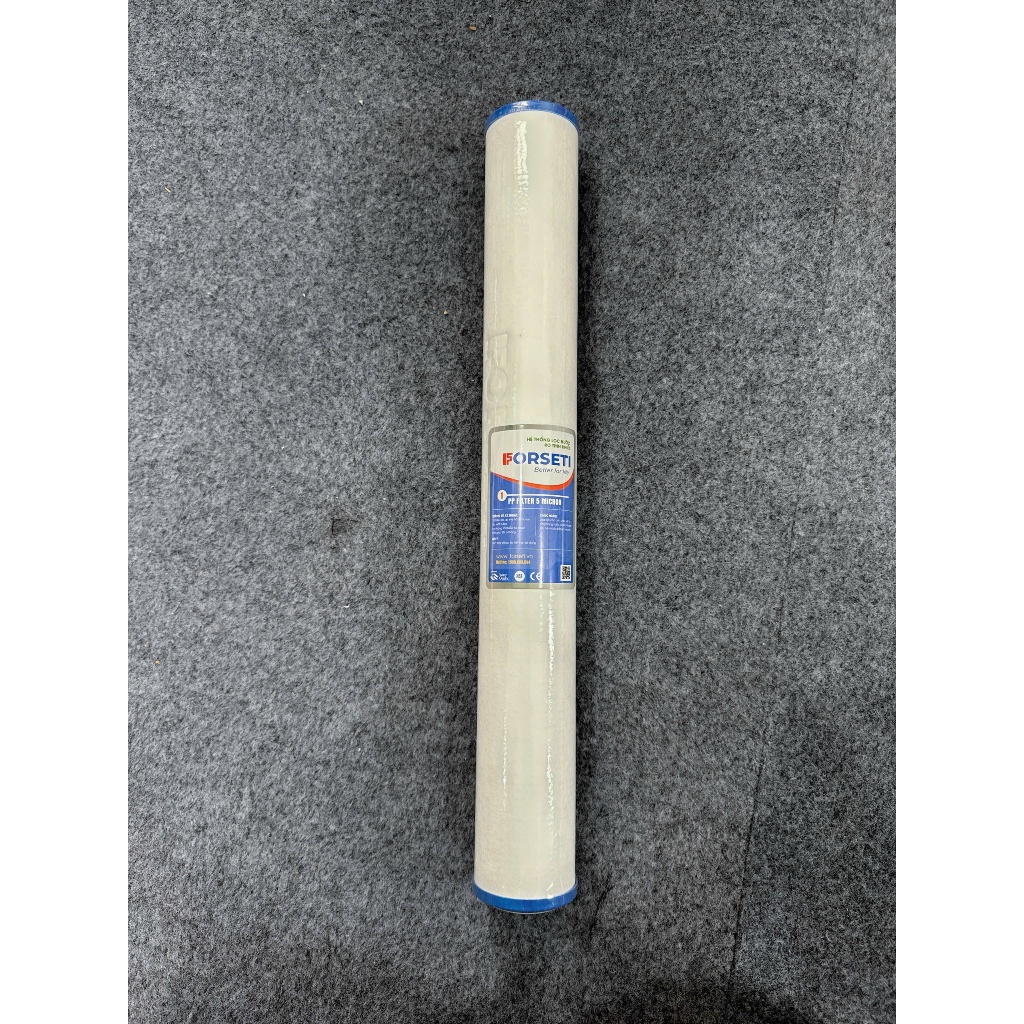 Lõi Lọc Thô PP Số 1 20 INCH Cấu Tạo Từ Bông PP Ép 5 Micron Loại Bỏ Tạp Chất Lọc Đầu Nguồn Cho Nước Sinh Hoạt