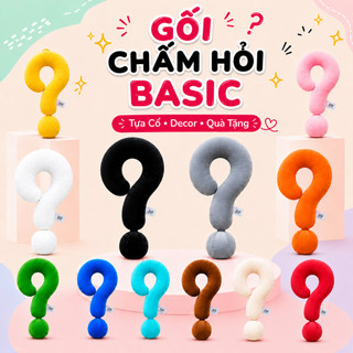 Gối Tựa Đầu Hình Dấu "?" Chất Liệu Mềm Mại Thoải Mái Dùng Cho Trang Trí, Quà Tặng, Du Lịch Question Pillow 2u.lifestyle