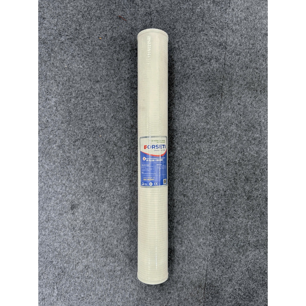 Lõi Lọc Số 3 20 INCH Bông PP 1 Micron Loại Bỏ Tạp Chất Nhỏ, Rong Rêu Trong Nước - Lọc Nước Đầu Nguồn