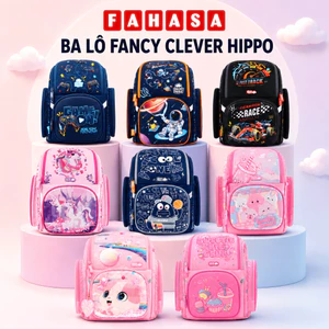 Ba Lô Chống Gù Fancy Clever Hippo Mẫu Mới 2026 - Việt Tinh Anh