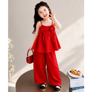 Set yếm cho bé gái mặc Trung Thu chất lụa gấm cao cấp. Bộ yếm dễ thương bé gái mặc Trung Thu, chơi Tết BB08- BIATON