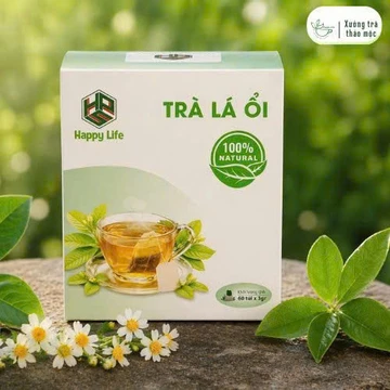 Trà Lá Ổi Giảm Cân 6 Vị Thảo Dược Giúp Giảm Mỡ Máu, Cải Thiện Tiêu Hóa, Ngăn Ngừa Lão Hóa Túi 60 Gói