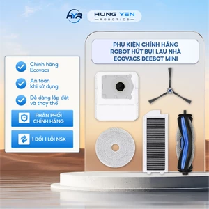 Phụ kiện chính hãng robot Ecovacs Deebot Mini | Chổi cạnh | Chổi chính | Giẻ lau | Bộ lọc | Túi rác - Chính hãng