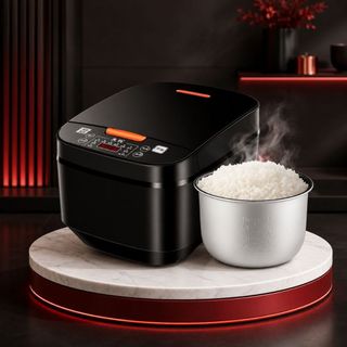 (Nồi Cơm BH 6T) Nồi cơm điện đa năng 5L dung tích lớn 220V lòng nồi chống dính cao cấp