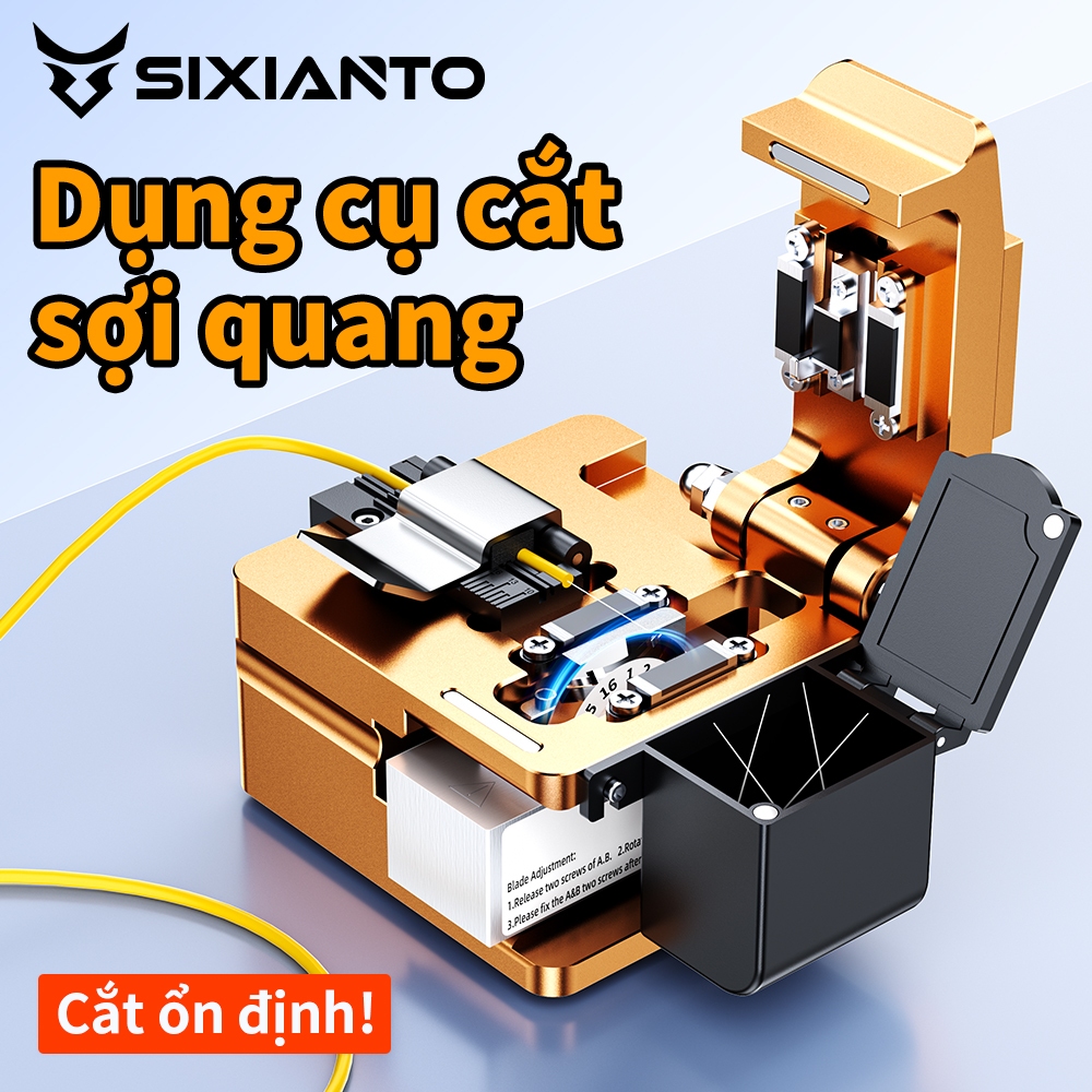Dao Cắt Sợi Quang S09 Độ Chính Xác Cao Dùng Cho Hàn Nối FTTH GPON Chuyên Nghiệp