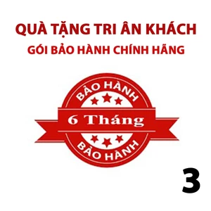 QUÀ TẶNG TRI ÂN 3 - Phiếu BH 6 tháng chính hãng khi mua máy khoan, máy vặn vít - Hàng tặng tri ân Khách hàng