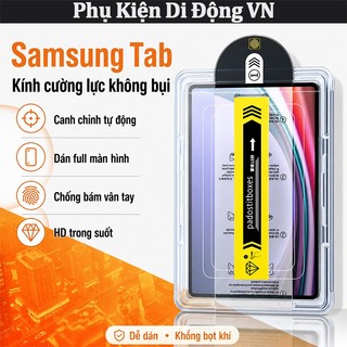 Miếng dán kính cường lực tự dán tương thích Samsung Galaxy Tab S7 S8 S9 S10 FE Plus  A9 A11 Plus