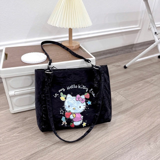 [LM2599] Túi Công Sở Túi Xách Nữ Tote Da Nhung Mịn In My Hello Kitty Era