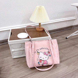 [LM2599] Túi Công Sở Túi Xách Nữ Tote Da Nhung Mịn In My Hello Kitty Era
