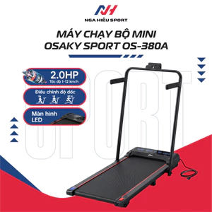 Máy chạy bộ OSAKY SPORT, Có thể gập lại,Giảm chấn chống ồn,Tốc độ tối đa 14km/h, Đi bộ, chạy bộ