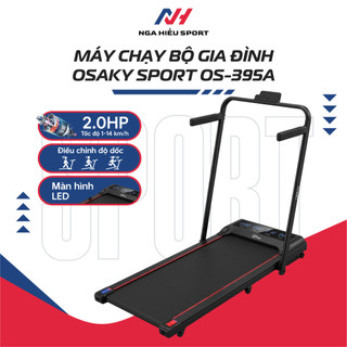 Máy chạy bộ OSAKY SPORT, Có thể gập lại,Giảm chấn chống ồn,Tốc độ tối đa 14km/h, Đi bộ, chạy bộ