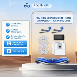 Phụ kiện Ecovacs chính hãng cho Deebot T30C Prime Omni 2026 | Chổi cạnh | Chổi chính | Giẻ lau | Bộ lọc | Túi rác
