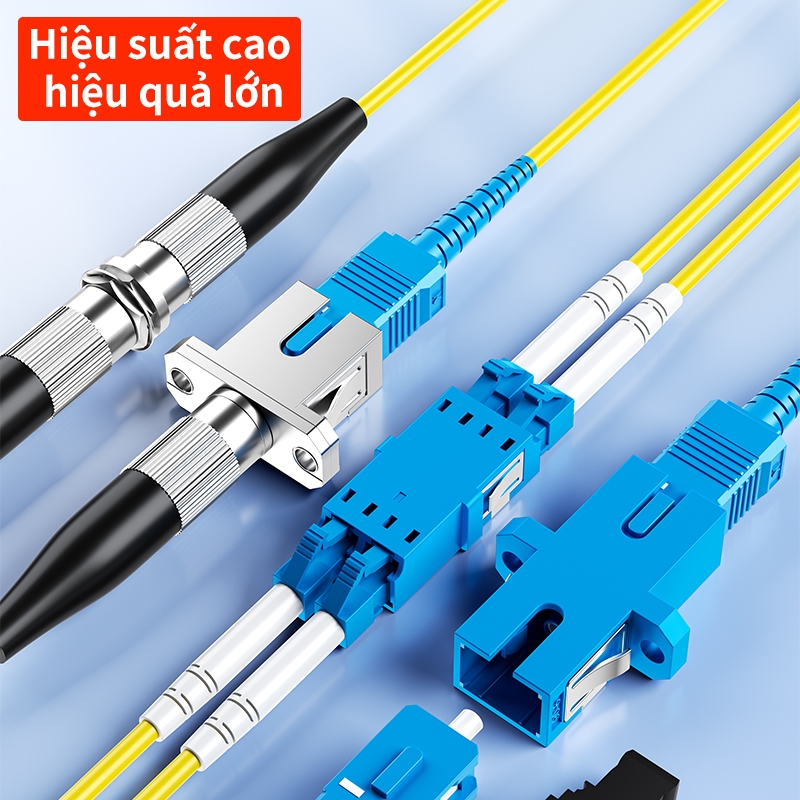 Adapter Quang SC/APC Đơn Đầu Nối Cáp Quang SC APC Bộ Ghép Nối Sợi Quang FTTH