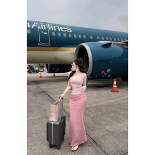•𝙆𝙞𝙣𝙜𝙨𝙝𝙤𝙥𝙗𝙚𝙖𝙪𝙩𝙮•Set Hồng 3Món Kèm Áo Bra QC