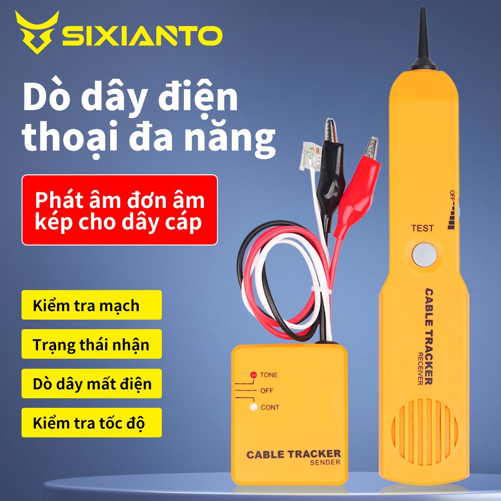 Máy Dò Dây Cáp Mạng Cable Tracker Máy Tìm Dây Đa Năng Kiểm Tra Dây Điện Dây Điện Thoại