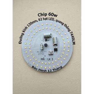 Bo Mạch Chip Đèn LED TRÒN 20W 30w 40w 50w 60w 220V thay thế bóng đèn