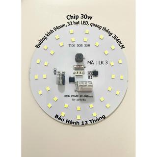 Bo Mạch Chip Đèn LED TRÒN 20W 30w 40w 50w 60w 220V thay thế bóng đèn