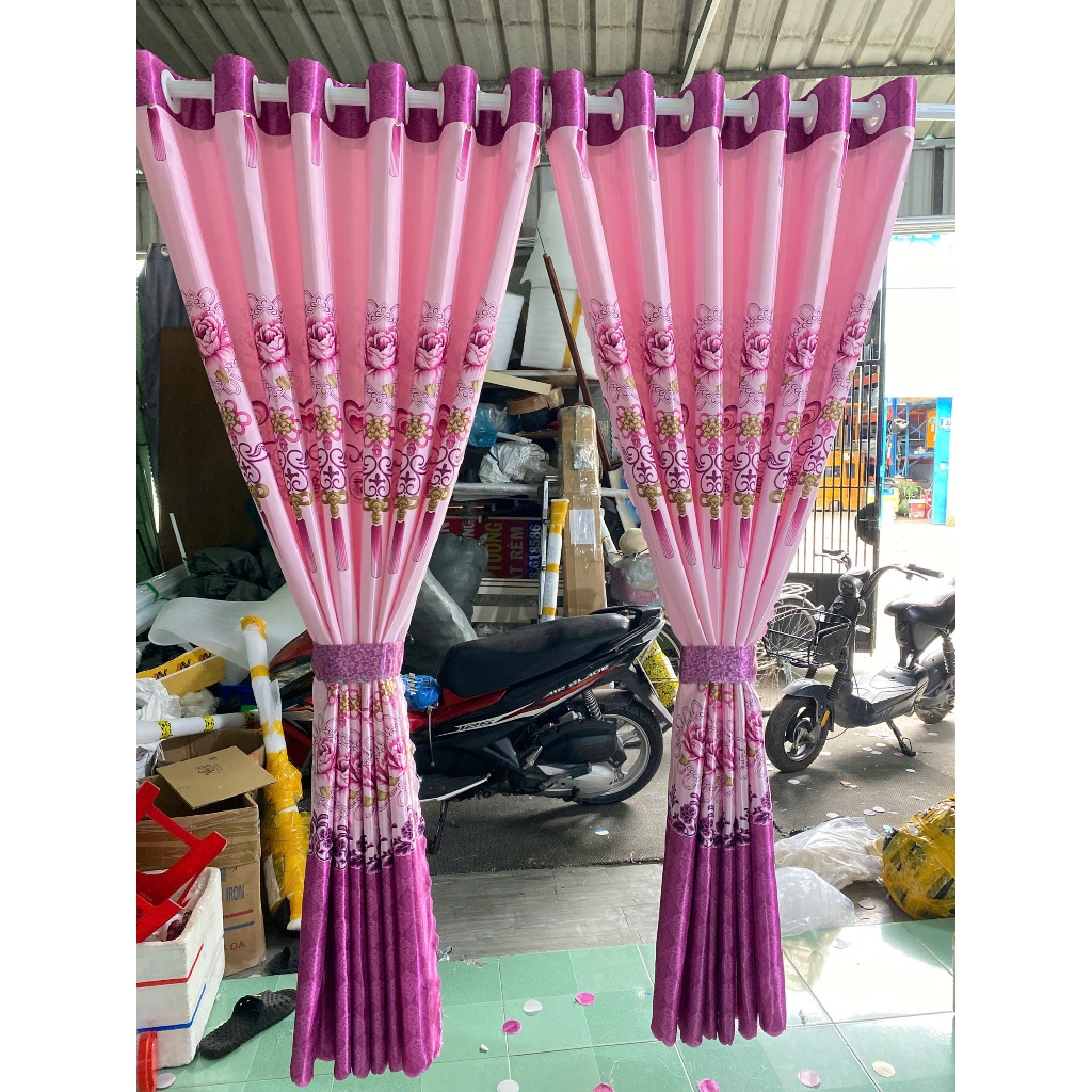 1 TẤM GẤM PHI BÓNG 2 MẶT 2 MÀ CHƯA CÓ CÂY TREO - TREO 1 TẤM MUA 1 TẤM _TREO 2 TẤM MUA 2 TẤM RÈM CỬA VIỆT HÀN