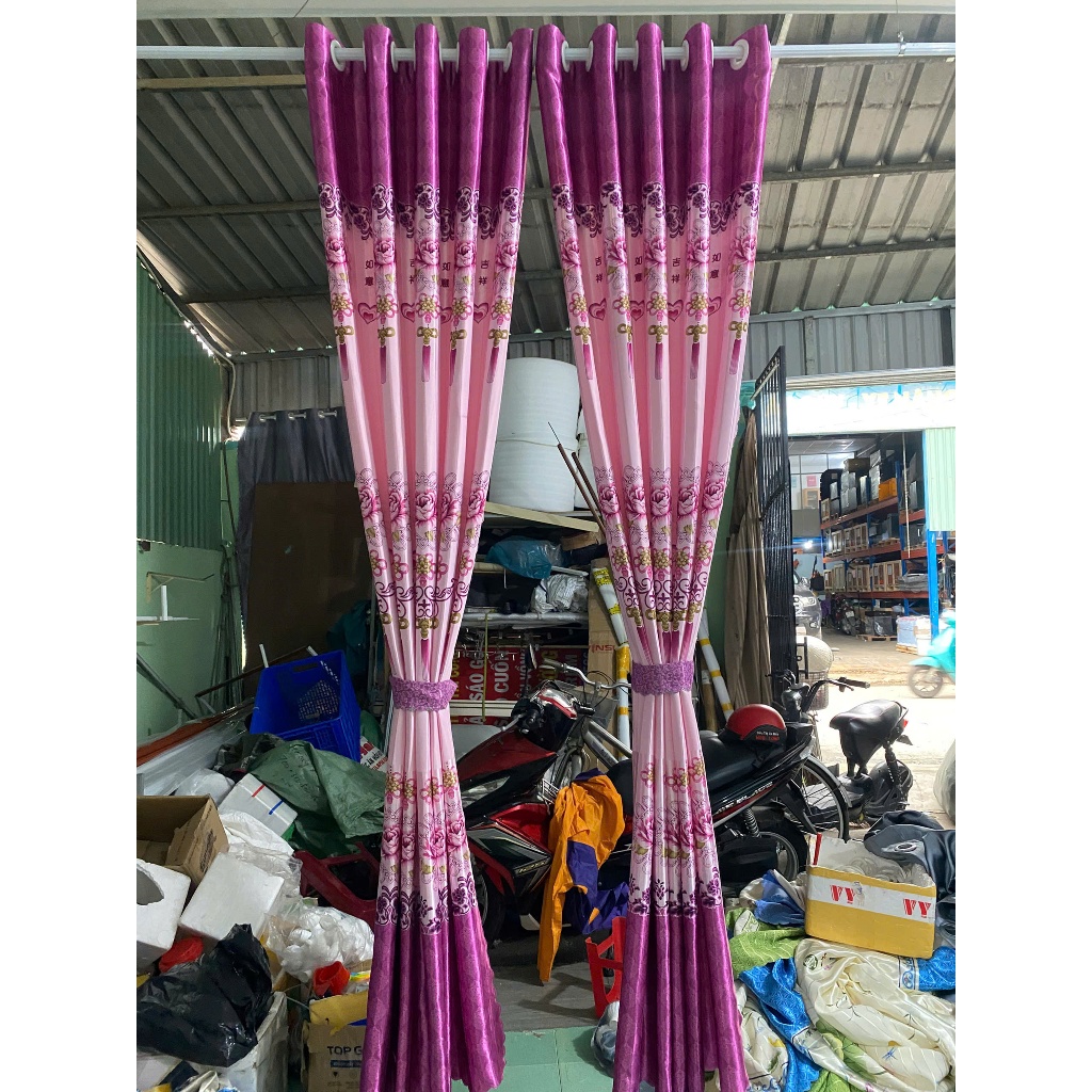 1 TẤM GẤM PHI BÓNG 2 MẶT 2 MÀ CHƯA CÓ CÂY TREO - TREO 1 TẤM MUA 1 TẤM _TREO 2 TẤM MUA 2 TẤM RÈM CỬA VIỆT HÀN