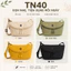 TN40 - Túi Đeo Chéo Nữ Canvas Siêu Nhẹ Nhiều Ngăn, Túi Đeo Vai Thời Trang Chống Nước Dây Đeo Điều Chỉnh