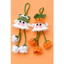 Halloween Móc khóa len handmade bé ma đồ thủ công