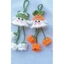 Halloween Móc khóa len handmade bé ma đồ thủ công