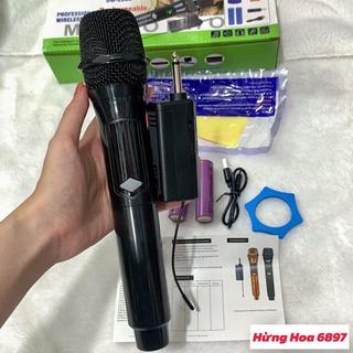 Micro Đa Năng DM 200S (1 cây) Tăng Âm Chống Nhiễu Dành Cho Tất Cả Loa Kéo, Amply Hỗ Trợ Zack 6.5mm.