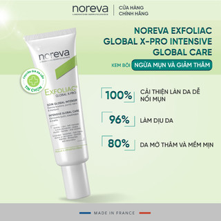Noreva Exfoliac Global X-Pro 30ml Cho Da Dầu Mụn