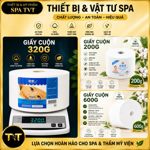 GIẤY CUỘN TIỆT TRÙNG 220G, 320G & 600G THAY THẾ BÔNG MÚT RỬA MẶT, MỀM DAI THẤM HÚT