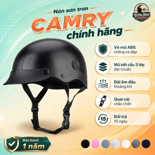 MŨ BẢO HIỂM NAM/NỮ NỬA ĐẦU CAMRY HELMETS – NHẸ ÊM KHI ĐỘI, NỔI BẬT KHI DI CHUYỂN
