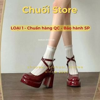 Giày cao gót nữ da PU tổng hợp dệt vải đế cao su phong cách tiểu thư sang chảnh quý phái dịu dàng