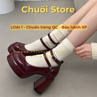 Giày cao gót nữ da PU tổng hợp dệt vải đế cao su phong cách tiểu thư sang chảnh quý phái dịu dàng