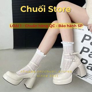Giày cao gót nữ da PU tổng hợp dệt vải đế cao su phong cách tiểu thư sang chảnh quý phái dịu dàng