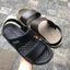 Dép nam 2 quai hậu LOUFU (chính hãng) sandal siêu nhẹ rửa nước êm chân màu nâu - đen, hàng hộp cao cấp bền