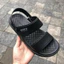 Dép nam 2 quai hậu LOUFU (chính hãng) sandal siêu nhẹ rửa nước êm chân màu nâu - đen, hàng hộp cao cấp bền