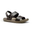 Dép nam 2 quai hậu LOUFU (chính hãng) sandal siêu nhẹ rửa nước êm chân màu nâu - đen, hàng hộp cao cấp bền