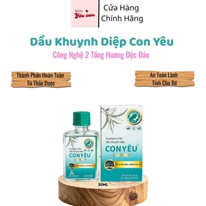 Dầu Khuynh Diệp Cho Bé Con Yêu 30mL – Giữ Ấm, Phòng Cảm, Giảm Ho, Ngừa Sổ Mũi Tinh Dầu Thiên Nhiên