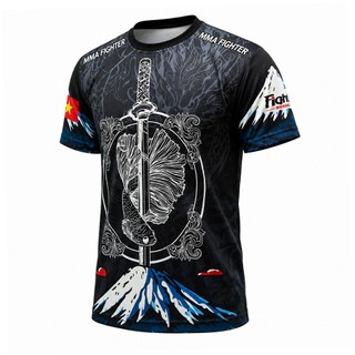 Áo Thun Võ Thuật Fighter MM01 - Áo Võ Thuật MMA, Boxing, Muay Thái, KickBoxing, Japan Style - Vải cá sấu cao cấp