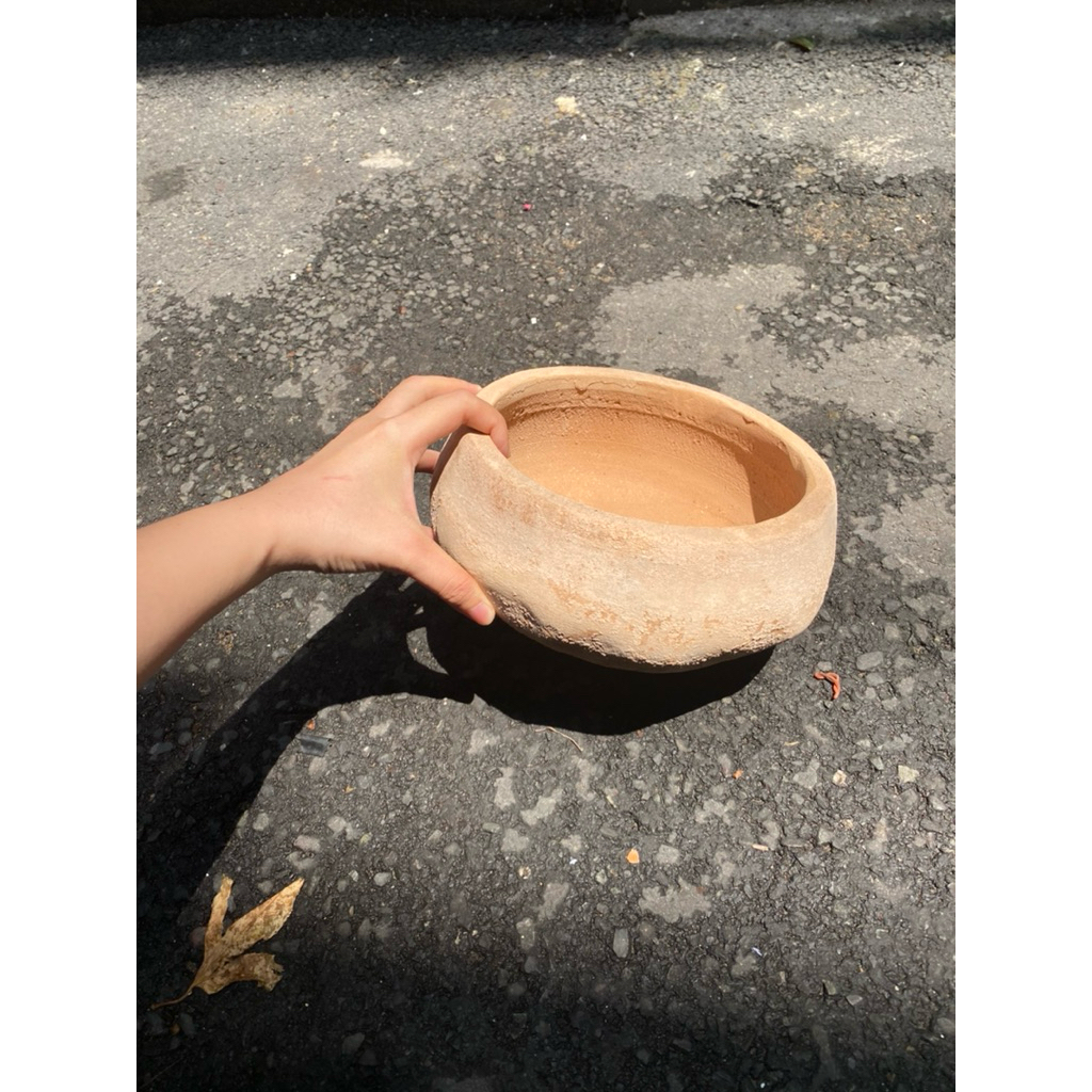 Chậu Trẹt -Chậu Đất Nung-Vuoncochau