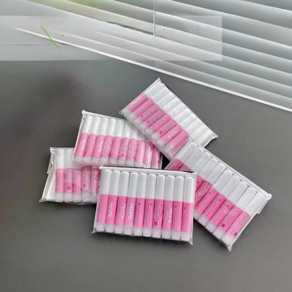 keo dán móng mini , keo dán nailbox 2g(túi 10 tuýp) dán móng giả