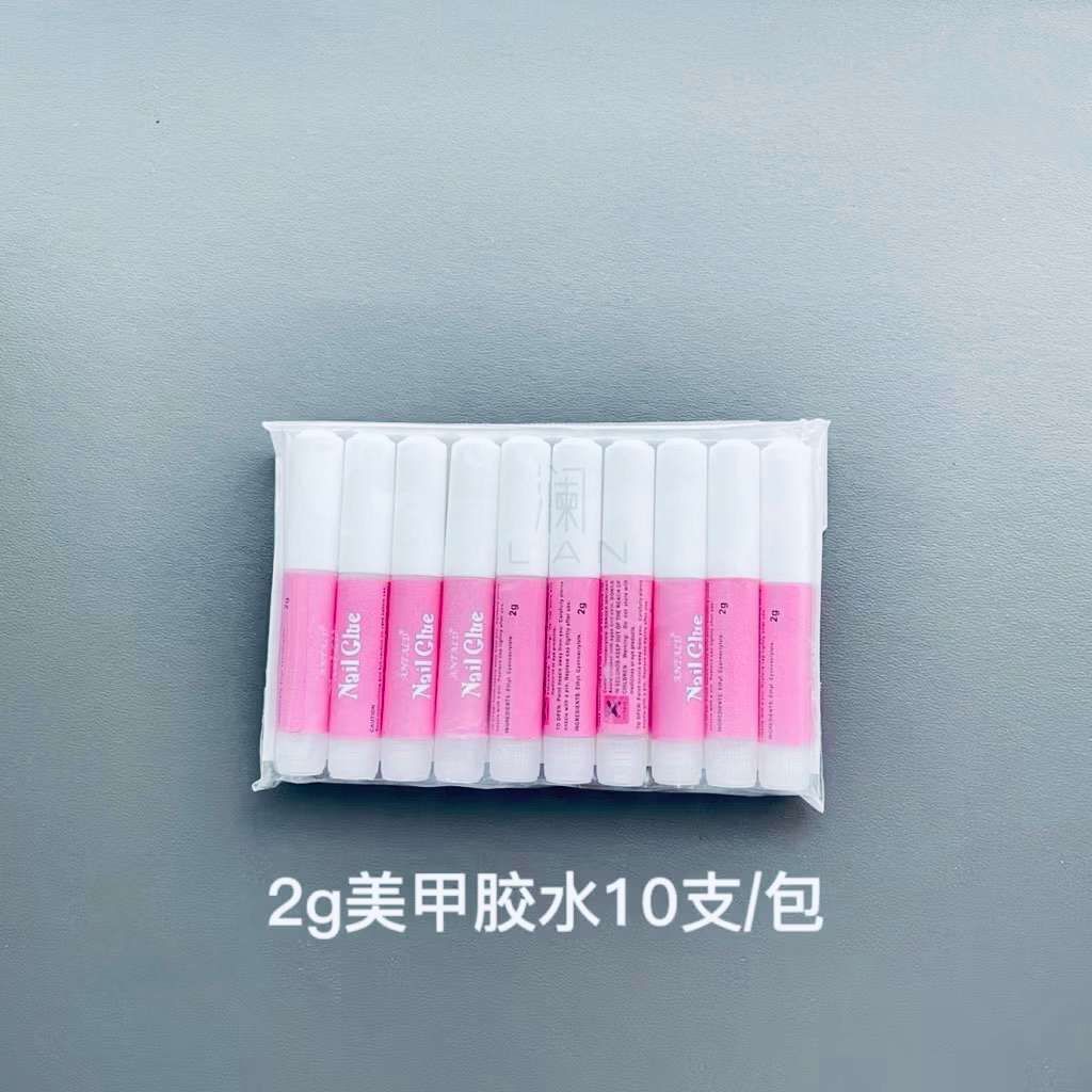 keo dán móng mini , keo dán nailbox 2g(túi 10 tuýp) dán móng giả