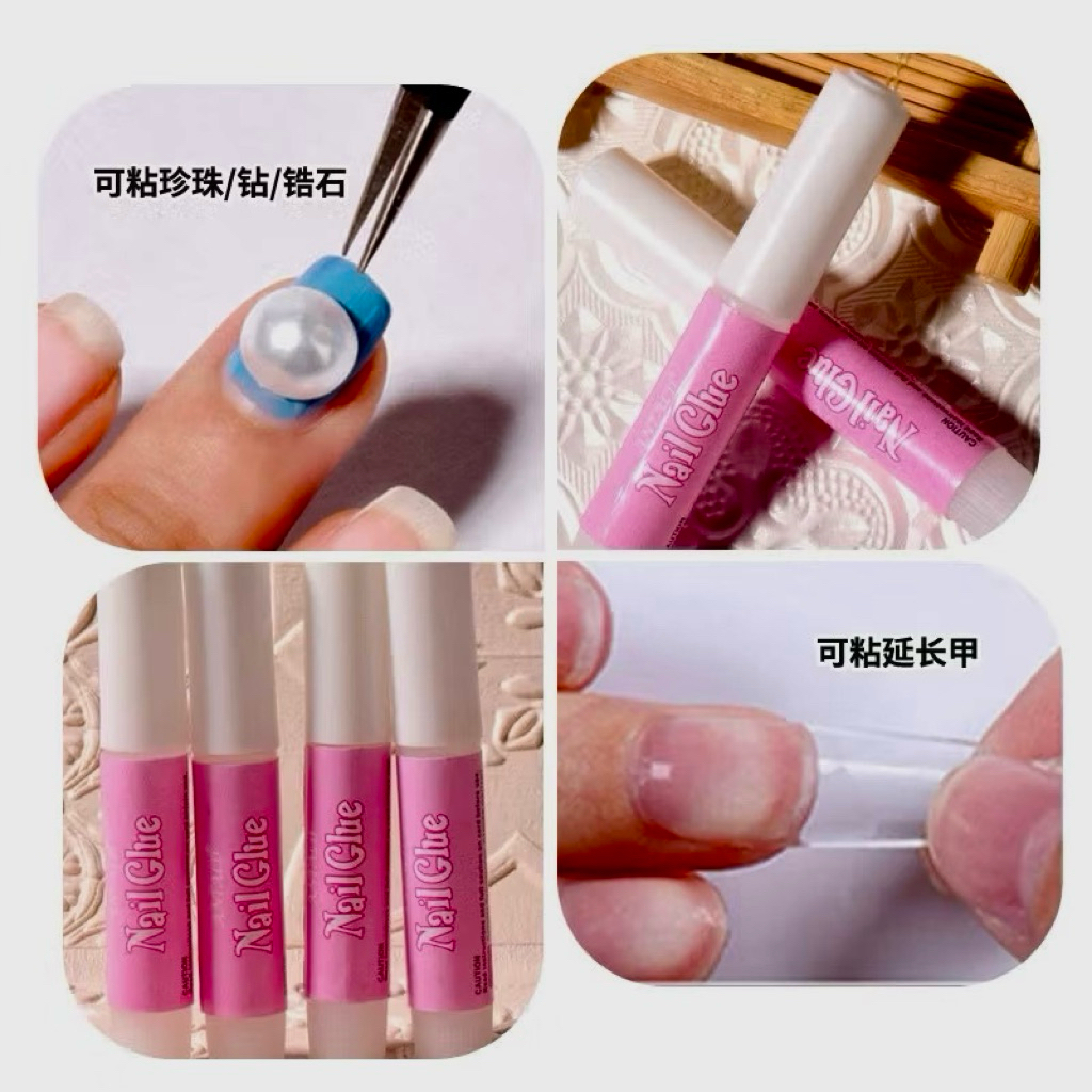keo dán móng mini , keo dán nailbox 2g(túi 10 tuýp) dán móng giả