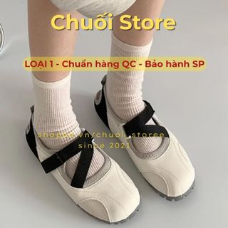 Giày thời trang nữ da PU tổng hợp dệt vải đế cao su dễ thương đáng yêu trẻ trung năng động