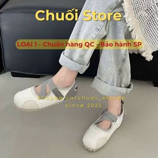 Giày thời trang nữ da PU tổng hợp dệt vải đế cao su dễ thương đáng yêu trẻ trung năng động