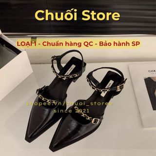 Giày bệt nữ da PU tổng hợp dệt vải đế cao su tinh tế thanh mảnh nổi bật cá tính