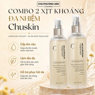 Combo 2 chai Xịt Khoáng Nước Thần Dưỡng Đa Nhiệm Siêu Căng Bóng Chuskin MP0714-01