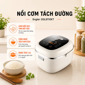 Nồi cơm điện tách đường Engler EL9101 Công suất 500W Công Nghệ Cảm Ứng 3D Tốt Cho Sức Khỏe Gia Đình