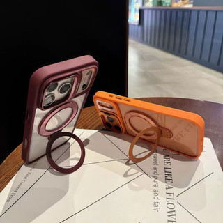 Ốp Lưng iPhone Kiêm Giá Đỡ Điện Thoại Chống Sốc Thiết Kế Sang Trọng Bảo Vệ Tối Ưu Cho Máy 11 12 13 14 15 16 17 Pro Max