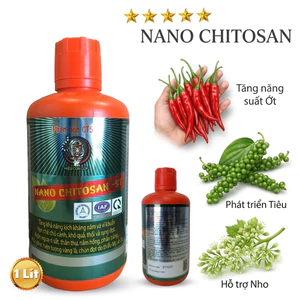 NANO CHITOSAN Kiểm Soát Nấm Và Vi Khuẩn Hạn Chế Khô Cành Quả Rụng Đốt - Chai 1 Lít
