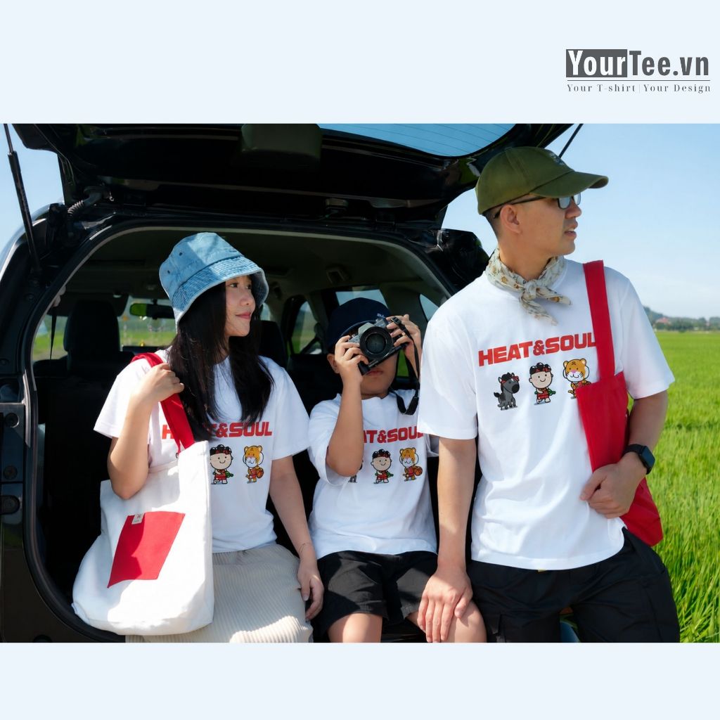 ÁO THUN UNISEX IN THEO YÊU CẦU, Áo Đồng Phục Công Ty, Nhà Hàng, Áo Nhóm, Chất Liệu Thun OVERSIZE Cotton 100% 250gsm-UN01
